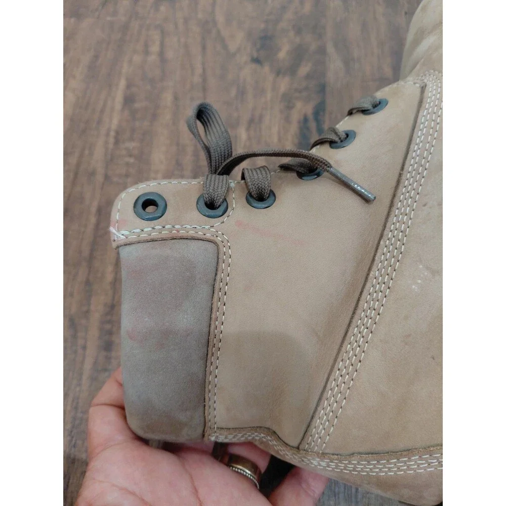 Timberland Boots Tan Leather Boys  Size 5.5 Waterproof